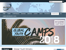 Tablet Screenshot of globalyouthministry.org